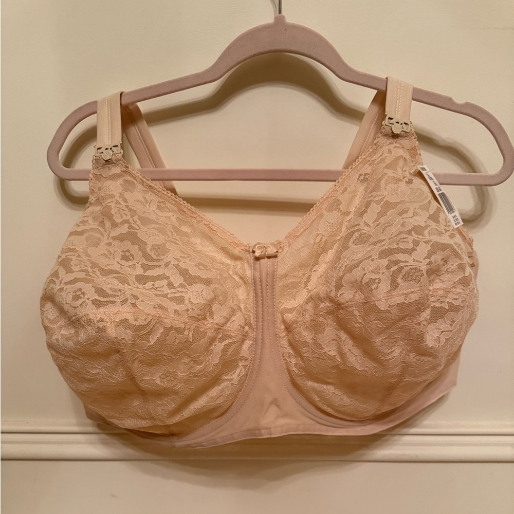 Goddess Cream Full Coverage Lace Bra US 46G